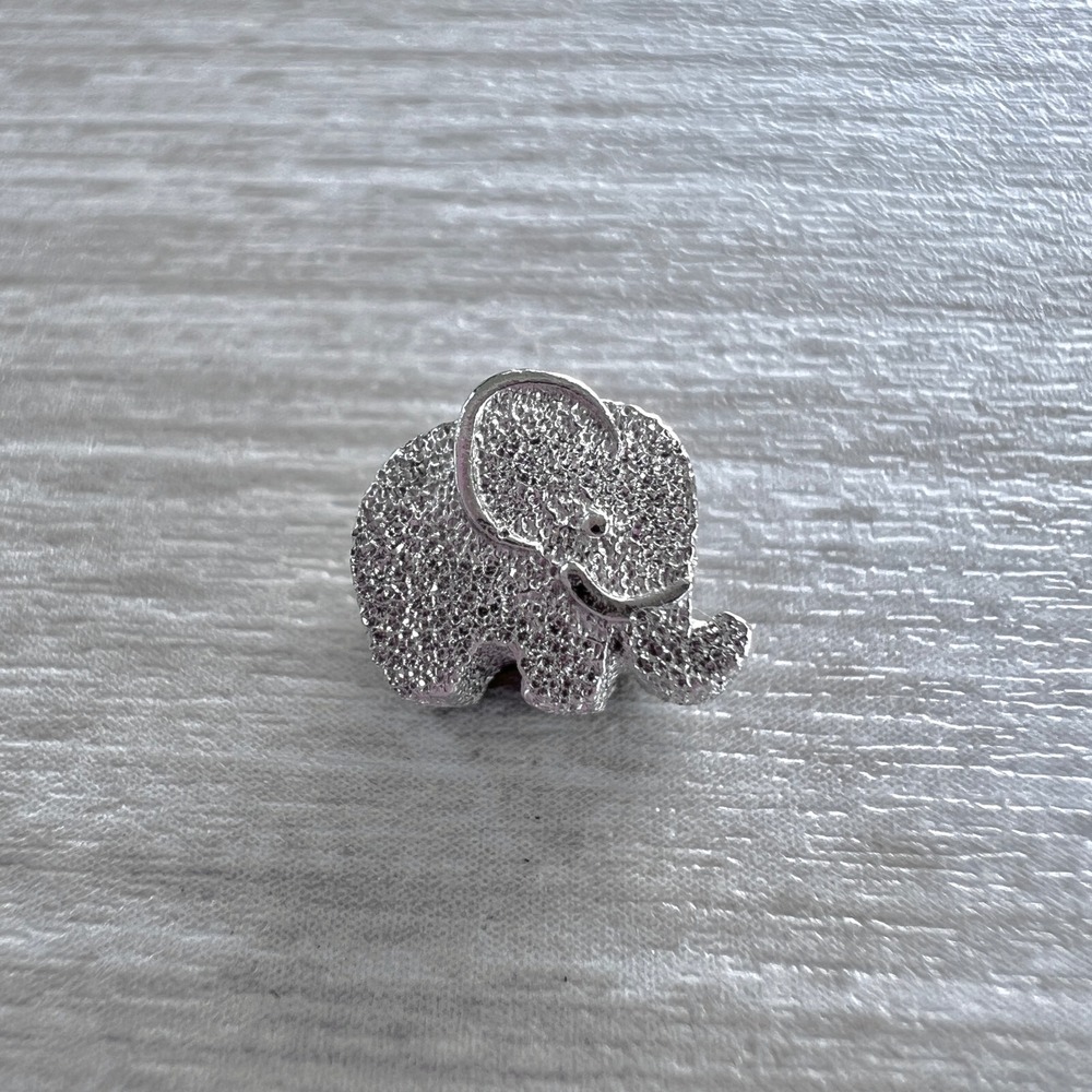 Pandora Textured Elephant Mini Charm Sterling Silver 794528C00